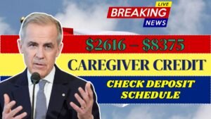 $2616 – $8375 Canada Caregiver Credit Sep 2025 – Check Deposit Schedule