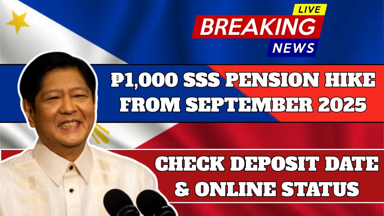 ₱1,000 SSS Pension Hike From September 2025 – Check Deposit Date & Online Status